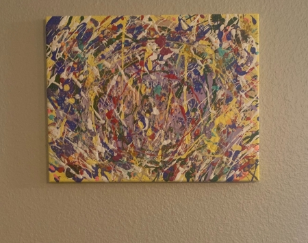 When You Try to Paint Shapes and Fail by artist Martin George